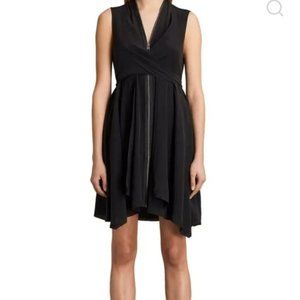 Allsaints |Jayda 100% Silk Dress size 2